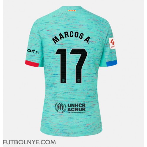 Camiseta Barcelona Marcos Alonso #17 Tercera Equipación para mujer 2023-24 manga corta
